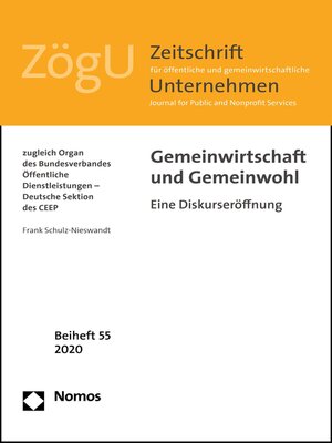 cover image of Gemeinwirtschaft und Gemeinwohl